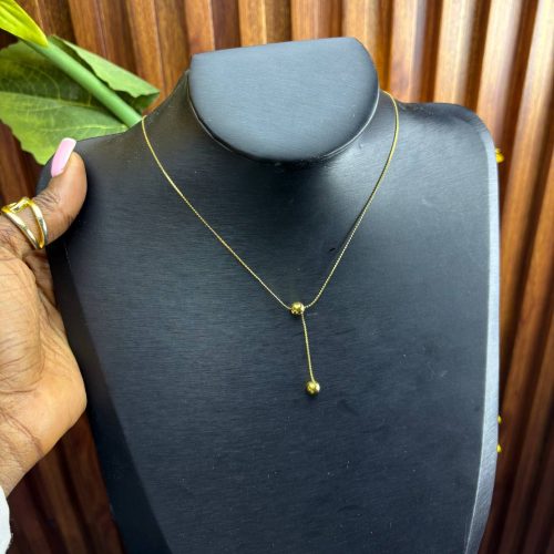 DROPPING BALL NECKLACE