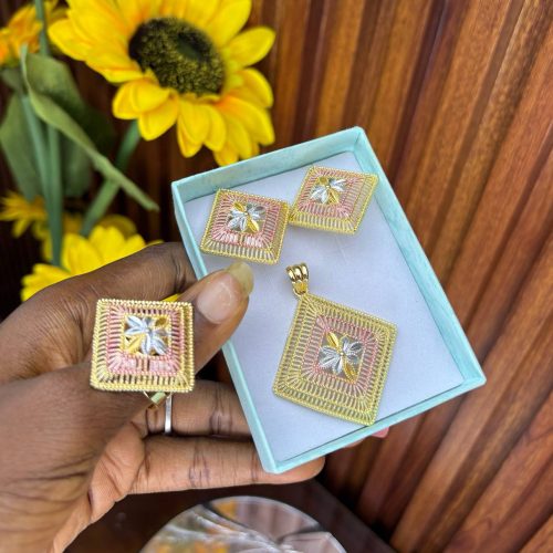 PENDANT, EARRINGS AND RING E09