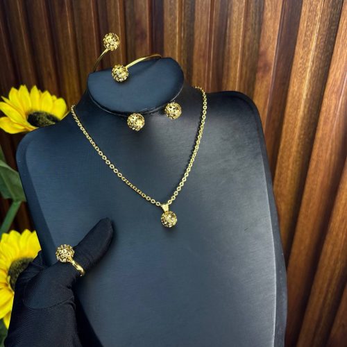 24k GOLD PLATED JEWELRY SET 24K12