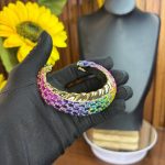 STONED BANGLE AND RING SBR12