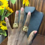 STEEL CHUNKY RINGS STCH04