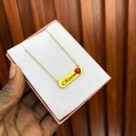 ENGRAVED FEMALE CHAIN (HEART)