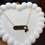 CIRCLE DROP ENGRAVED CHAIN