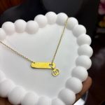 PUMPKIN DROP ENGRAVED CHAIN