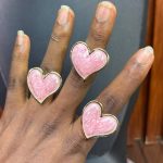 ADJUSTABLE STEEL COLORFUL RING 011