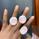 ADJUSTABLE STEEL COLORFUL RING 021