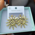 STEEL EARRINGS EAR28