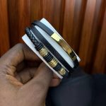 QUALITY MEN LEATHER BRACELET  001