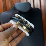 QUALITY MEN LEATHER BRACELET  003