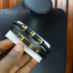 QUALITY MEN LEATHER BRACELET  008
