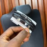 QUALITY MEN LEATHER BRACELET  016