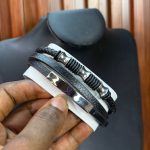 QUALITY MEN LEATHER BRACELET  017