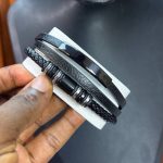 QUALITY MEN LEATHER BRACELET  024