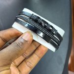 QUALITY MEN LEATHER BRACELET  026