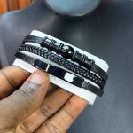 QUALITY MEN LEATHER BRACELET  029