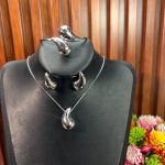 TEAR DROP COMPLETE SET SILVER