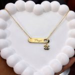 CHANNEL DROP ENGRAVED CHAIN