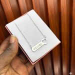 ENGRAVED FEMALE CHAIN (SILVER LOVE)