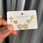 LUXURY 3 SET EARRINGS LXS05