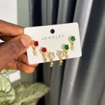 LUXURY 3 SET EARRINGS LXS14