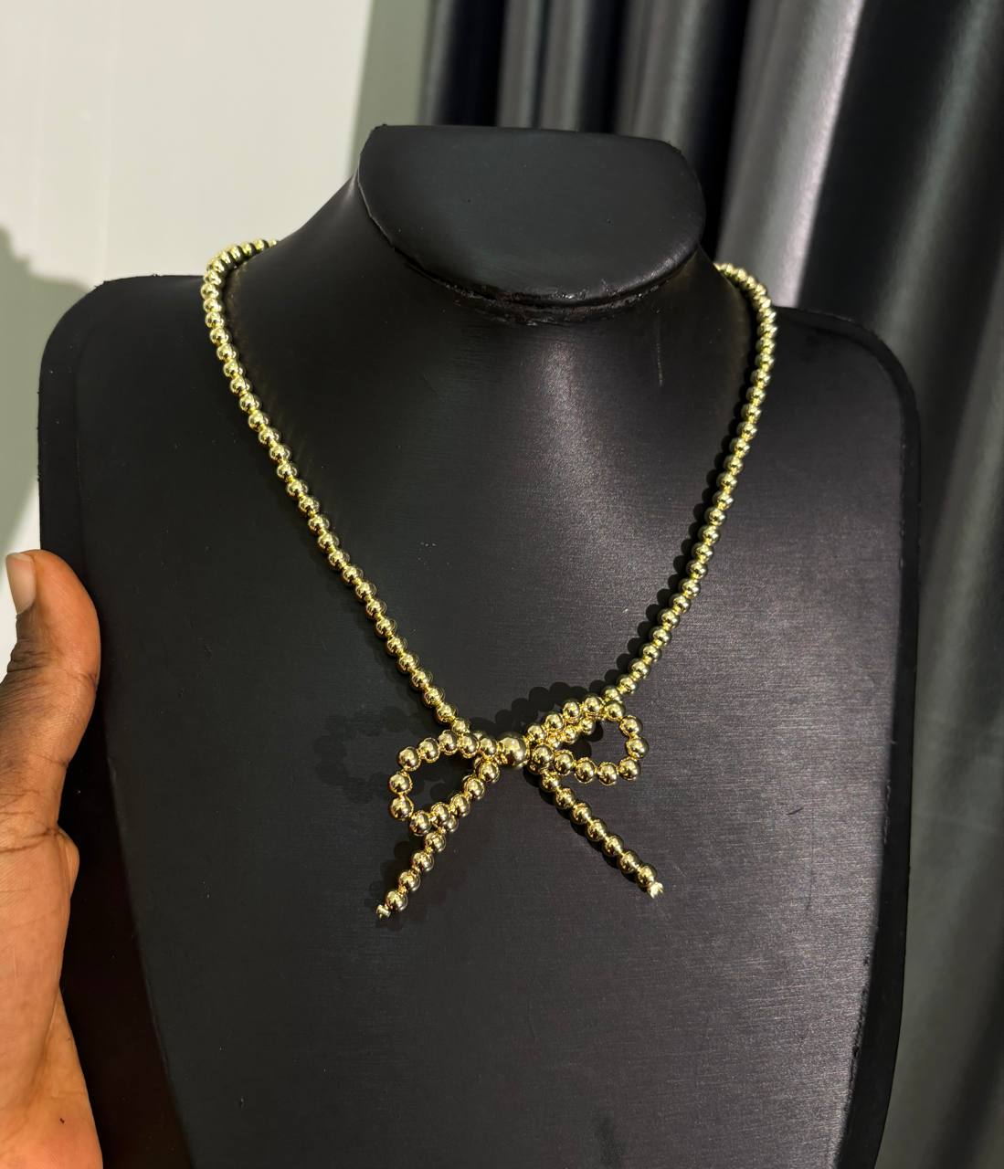 photo_2026-03-28_19-55-33 BALL BOW NECK PIECE (NON TARNISH) - Image 1