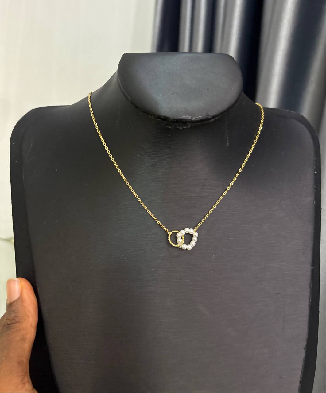 photo_2026-04-01_20-10-51 TITANIUM STEEL PEARL CHAIN TPRL04 - Image 1