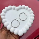 HOOP EARRINGS  SIZE 1