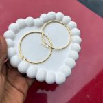 HOOP EARRINGS  SIZE 3