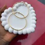 HOOP EARRINGS  SIZE 4