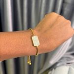 STEEL DRAWSTRING BRACELET SDRW05