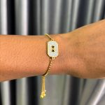 STEEL DRAWSTRING BRACELET SDRW12