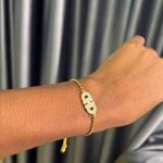 STEEL DRAWSTRING BRACELET SDRW15