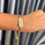 STEEL DRAWSTRING BRACELET SDRW17