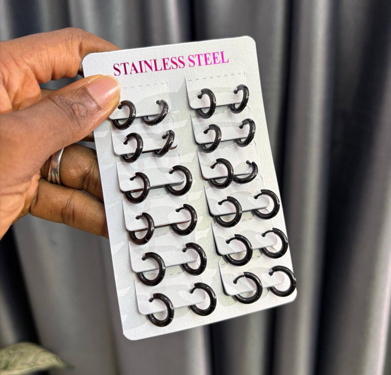 photo_2026-04-03_21-52-43 STEEL EARRINGS SIZE 1 (PER PACK) - Image 1