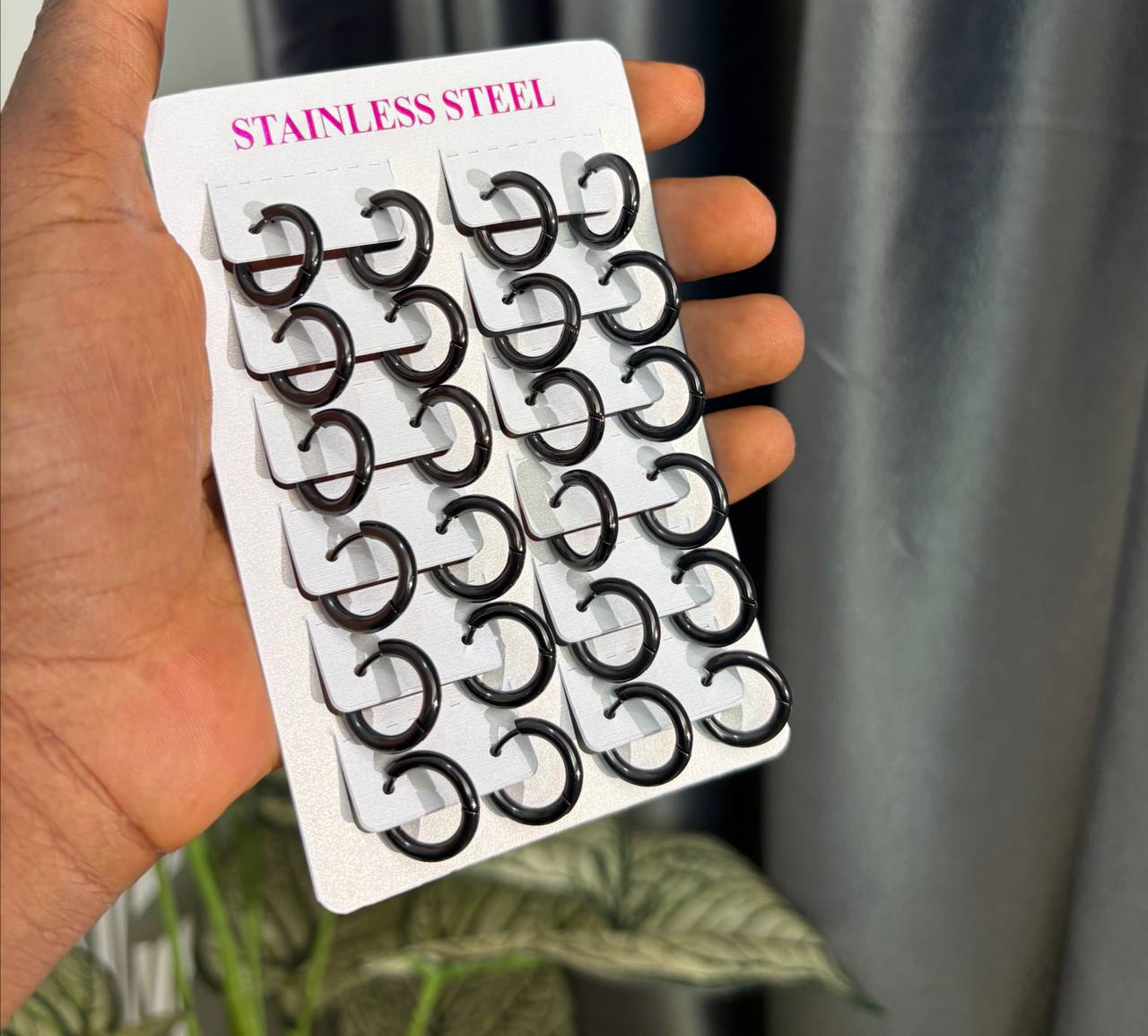 photo_2026-04-03_21-52-52 STEEL EARRINGS SIZE 2 (PER PACK) - Image 1