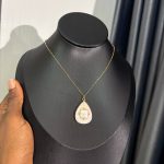 STYLISH GEM PENDANT NECKLACE GEM02