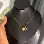 STEEL DOUBLE PENDANT CHAIN DPD04