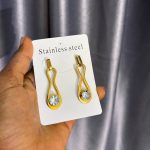 DROPPING STEEL EARRINGS DPER03