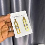 DROPPING STEEL EARRINGS DPER04