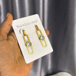 DROPPING STEEL EARRINGS DPER07