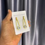 DROPPING STEEL EARRINGS DPER08