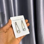 DROPPING STEEL EARRINGS DPER15