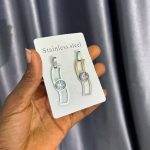 DROPPING STEEL EARRINGS DPER17