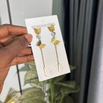 DROPPING STEEL EARRINGS DPER19