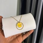 ENGRAVED RING CHAIN GOLD