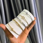 5 PCS OF TITANIUM STEEL BANGLE