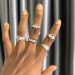 STEEL FASHION RINGS SFR003