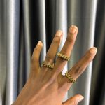 STEEL FASHION RINGS SFR009