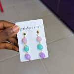 COLORFUL DROP EARRINGS CLDE01