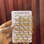 HOOP EARRINGS HPEG (PER PACK)